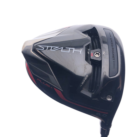 Used TaylorMade Stealth Plus Driver / 8.0 Degrees / X-Stiff Flex - Replay Golf 