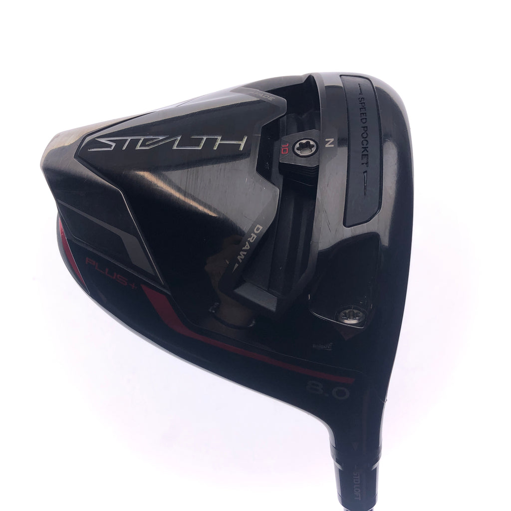 Used TaylorMade Stealth Plus Driver / 8.0 Degrees / X-Stiff Flex
