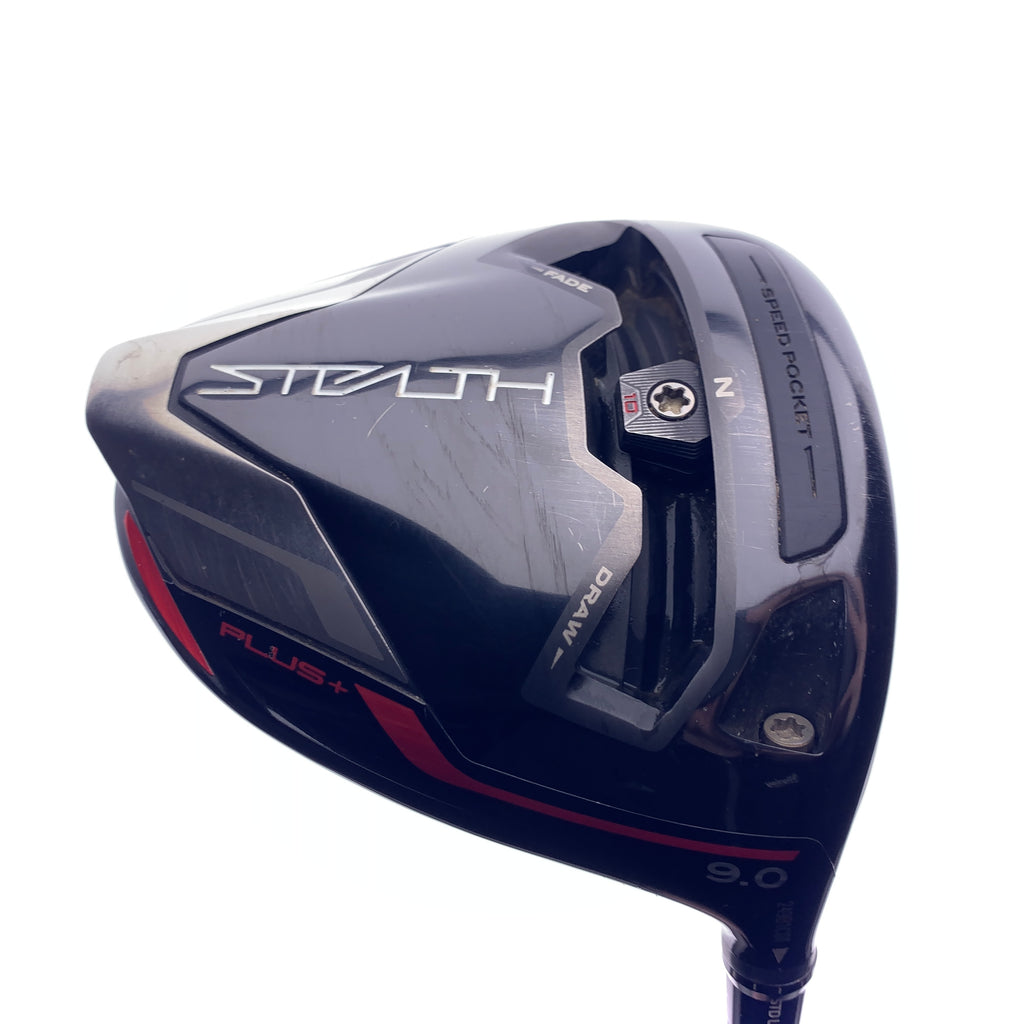 Used TaylorMade Stealth Plus Driver / 9.0 Degrees / Regular Flex