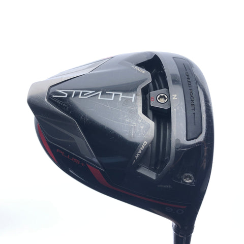 Used TaylorMade Stealth Plus Driver / 9.0 Degrees / Stiff Flex - Replay Golf 