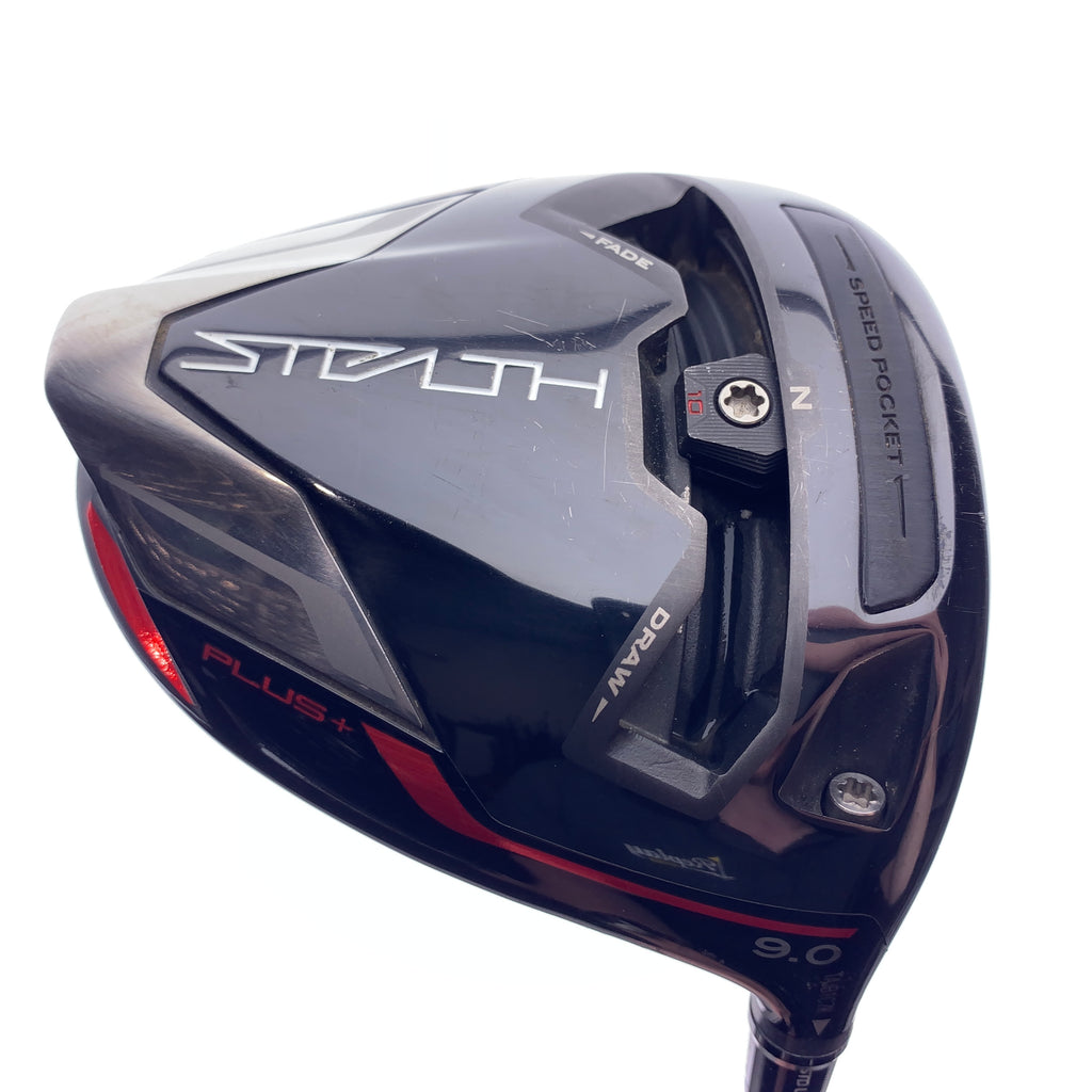 Used TaylorMade Stealth Plus Driver / 9.0 Degrees / Stiff Flex