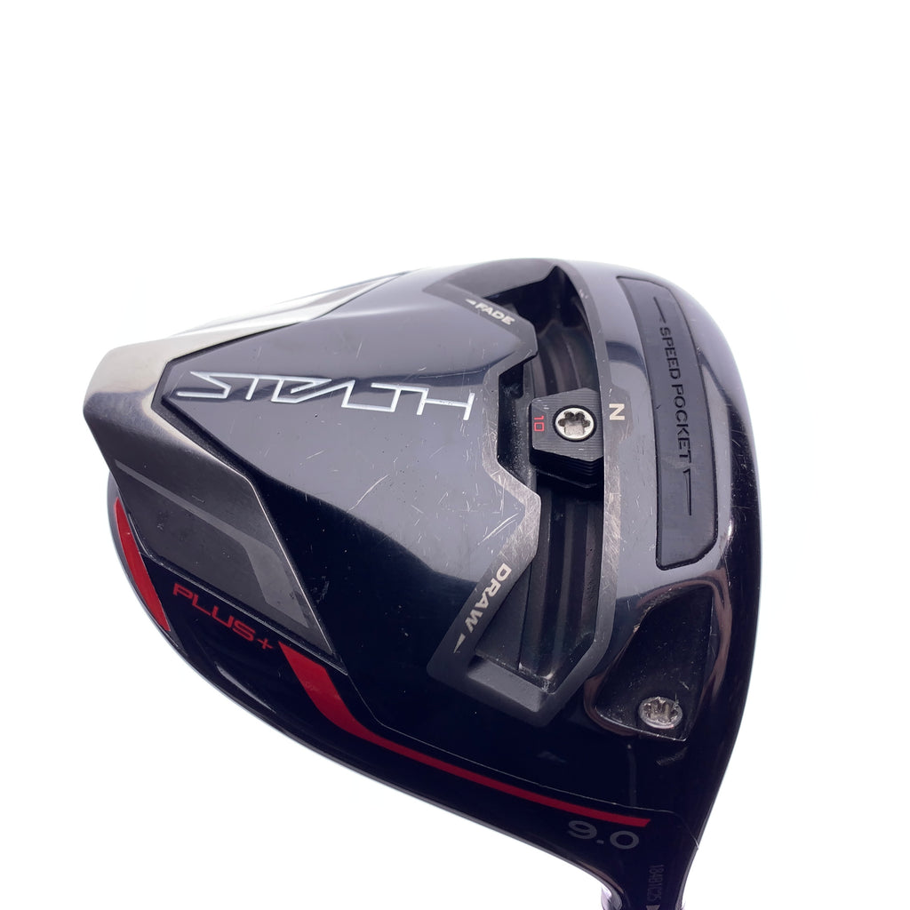 Used TaylorMade Stealth Plus Driver / 9.0 Degrees / TX Flex