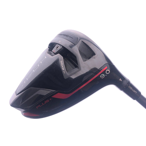 Used TaylorMade Stealth Plus Driver / 9.0 Degrees / TX-Stiff Flex