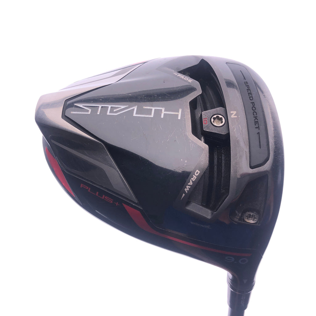 Used TaylorMade Stealth Plus Driver / 9.0 Degrees / TX-Stiff Flex