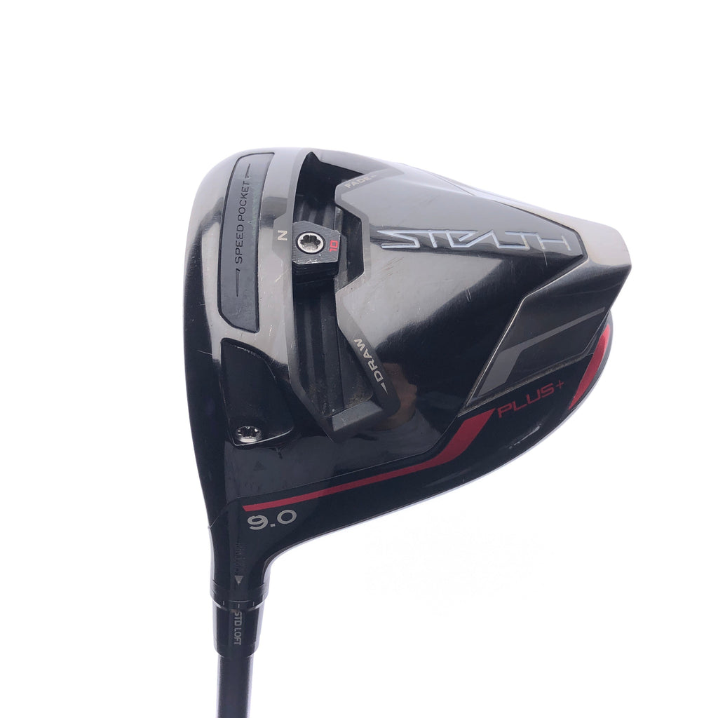 Used TaylorMade Stealth Plus Driver / 9.0 Degrees / X-Stiff Flex / Left-Handed