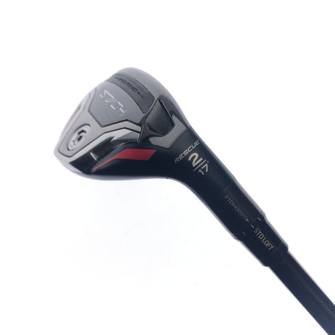 Used TaylorMade Stealth Plus Rescue 2 Hybrid / 17 Degrees / Stiff Flex