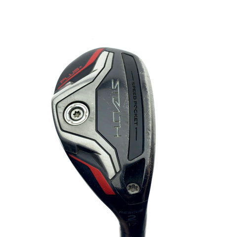 Used TaylorMade Stealth Plus Rescue 2 Hybrid / 17.0 Degrees / X-Stiff Flex