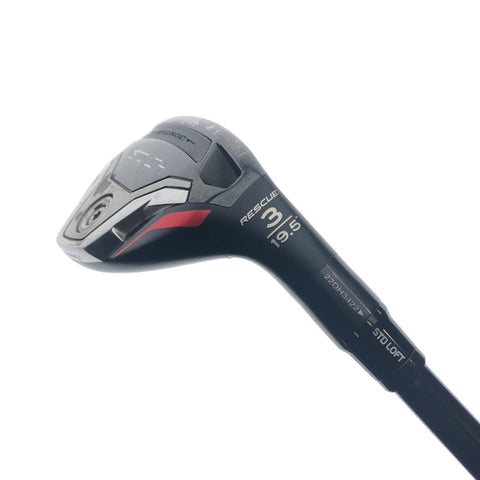 Used TaylorMade Stealth Plus Rescue 3 Hybrid / 19 Degrees / Stiff Flex