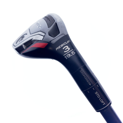 Used TaylorMade Stealth Plus Rescue 3 Hybrid / 19.5 Degrees / Regular Flex