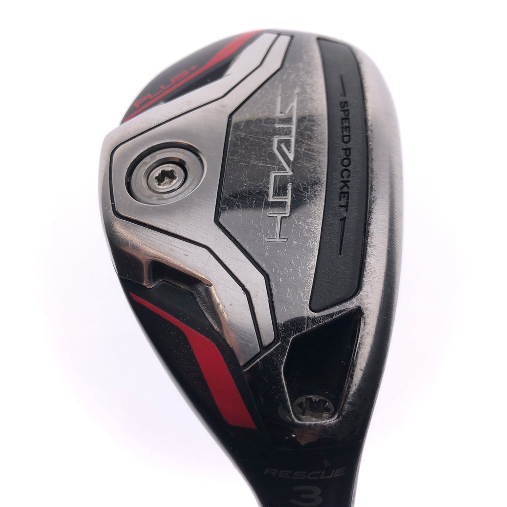 Used TaylorMade Stealth Plus Rescue 3 Hybrid / 19.5 Degrees / Regular Flex