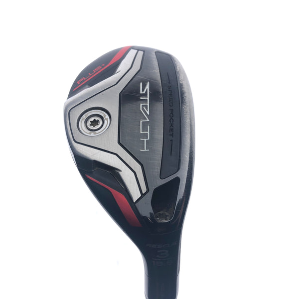 Used TaylorMade Stealth Plus Rescue 3 Hybrid / 19.5 Degrees / Regular Flex