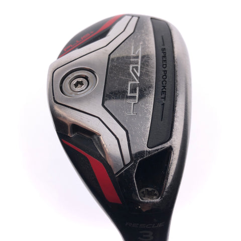 Used TaylorMade Stealth Plus Rescue 3 Hybrid / 19.5 Degrees / Regular Flex