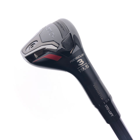 Used TaylorMade Stealth Plus Rescue 3 Hybrid / 19.5 Degrees / Stiff Flex