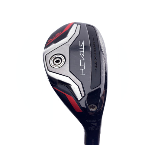 Used TaylorMade Stealth Plus Rescue 3 Hybrid / 19.5 Degrees / Stiff Flex