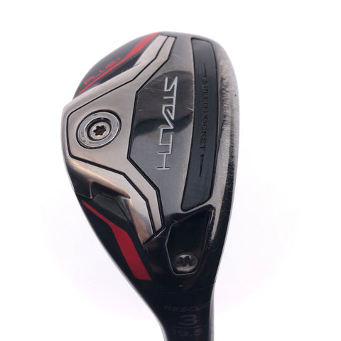 Used TaylorMade Stealth Plus Rescue 3 Hybrid / 19.5 Degrees / Stiff Flex
