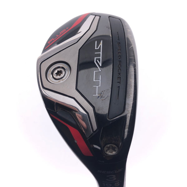 Used TaylorMade Stealth Plus Rescue 3 Hybrid / 19.5 Degrees / Stiff Flex