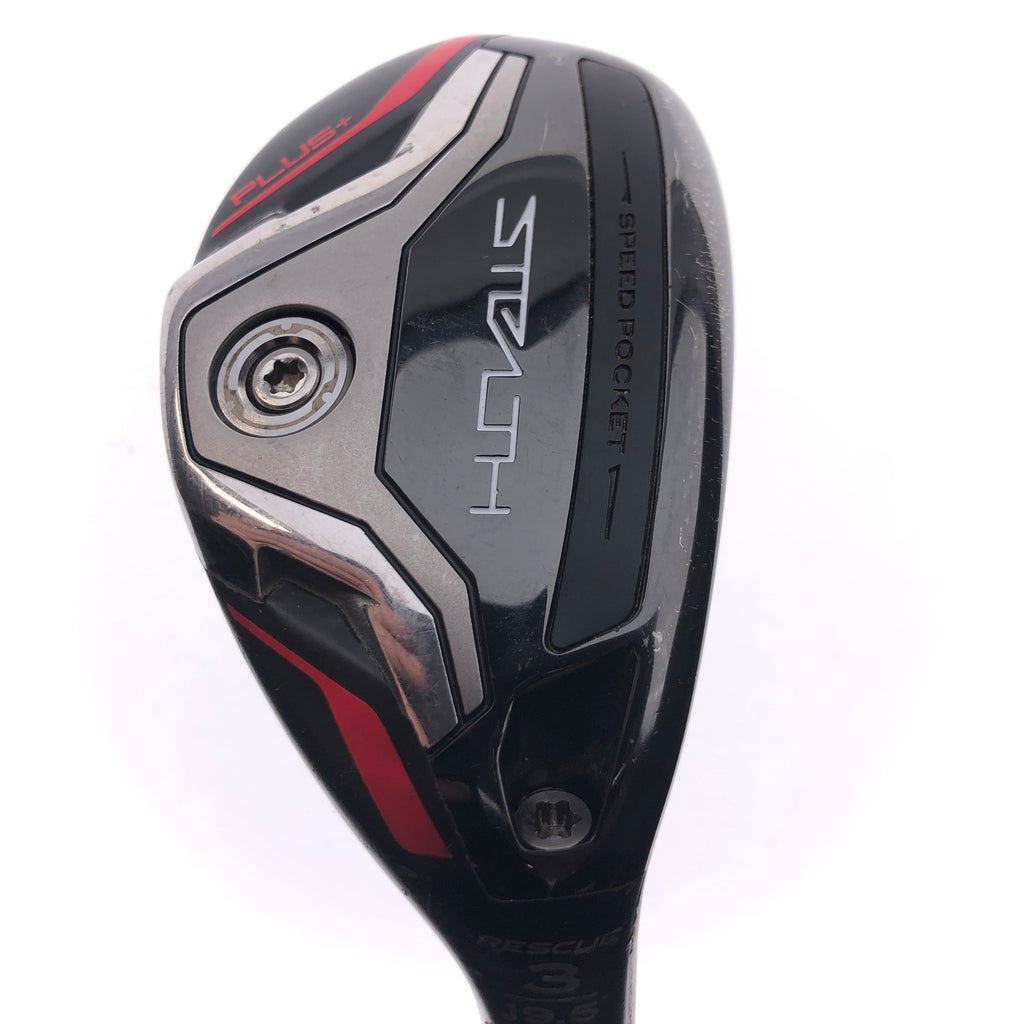 Used TaylorMade Stealth Plus Rescue 3 Hybrid / 19.5 Degrees / Stiff Flex