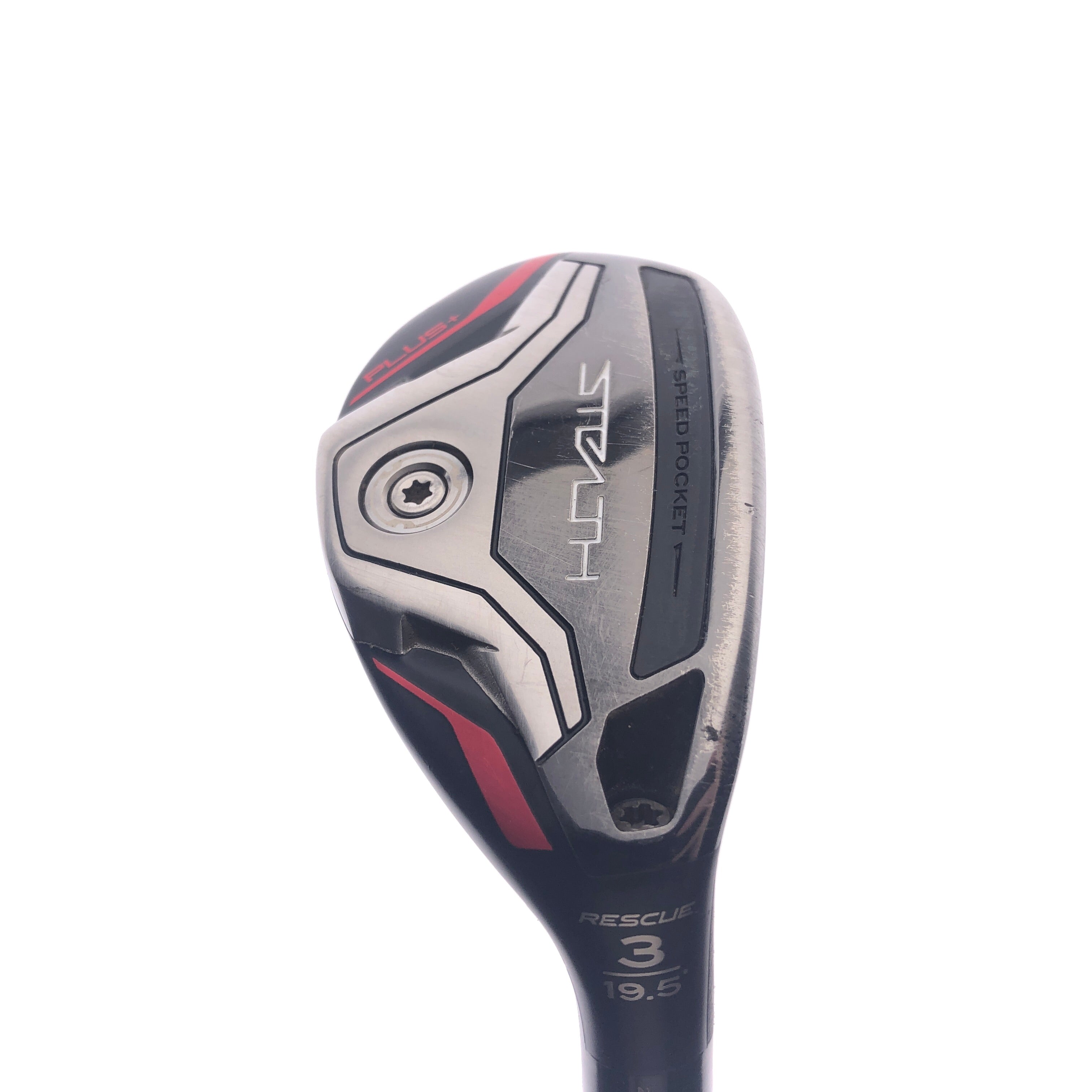 Used TaylorMade Stealth Plus Rescue 3 Hybrid / 19.5 Degrees / Stiff Flex