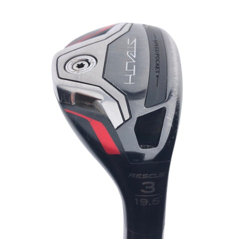 Used TaylorMade Stealth Plus Rescue 3 Hybrid / 19.5 Degrees / Stiff Flex