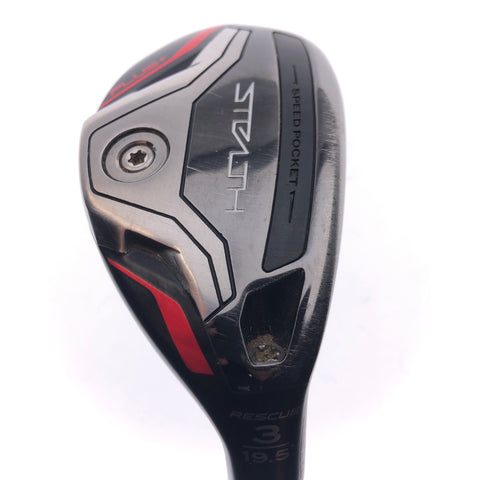 Used TaylorMade Stealth Plus Rescue 3 Hybrid / 19.5 Degrees / Stiff Flex