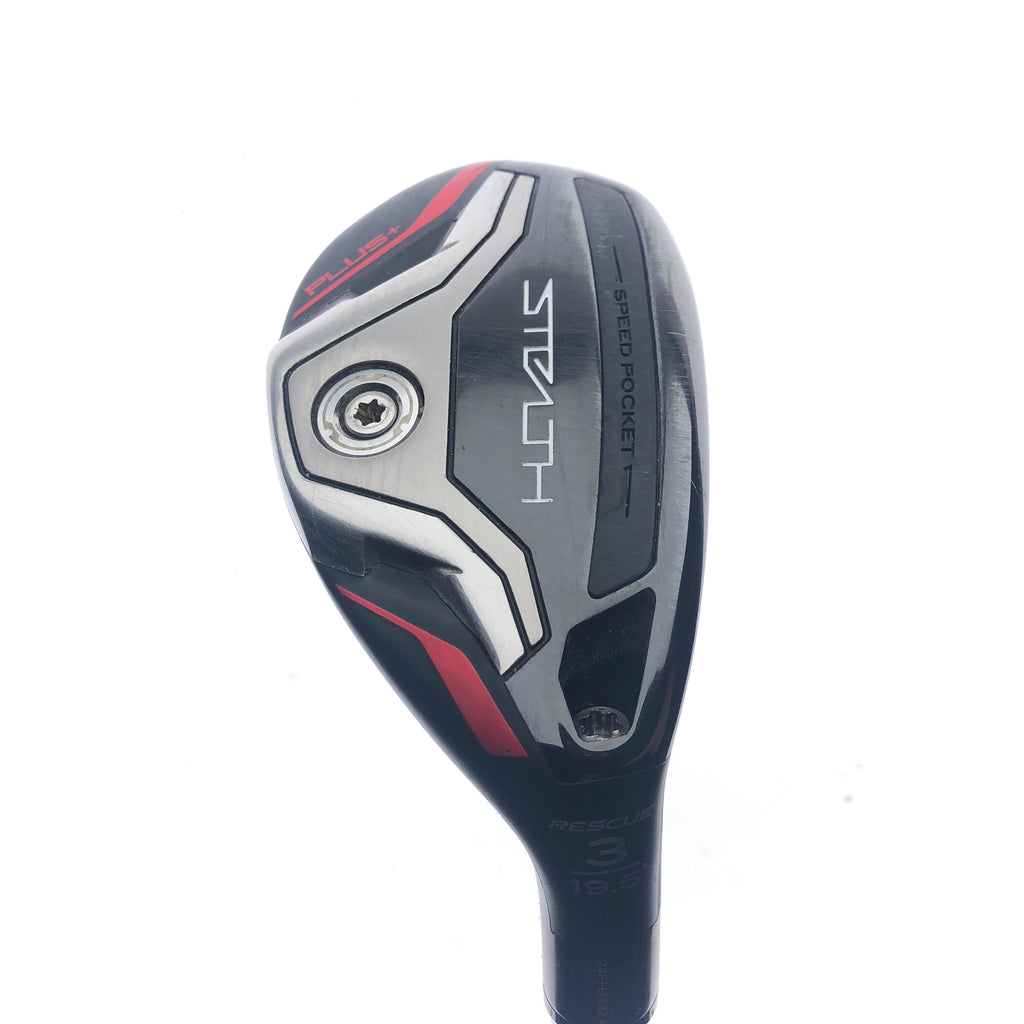 Used TaylorMade Stealth Plus Rescue 3 Hybrid / 19.5 Degrees / Stiff Flex