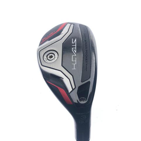 Used TaylorMade Stealth Plus Rescue 3 Hybrid / 19.5 Degrees / Stiff Flex
