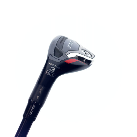 Used TaylorMade Stealth Plus Rescue 3 Hybrid / 19.5 Degrees / Stiff / Left-Hand