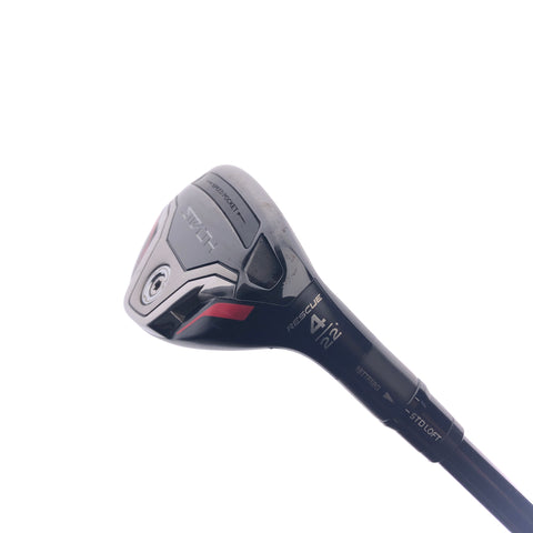 Used TaylorMade Stealth Plus Rescue 4 Hybrid / 22 Degrees / Stiff Flex