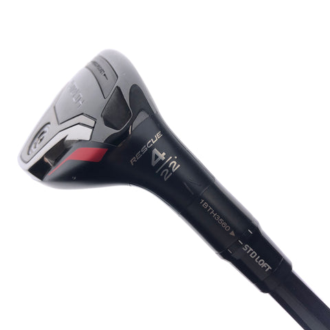 Used TaylorMade Stealth Plus Rescue 4 Hybrid / 22 Degrees / X-Stiff Flex