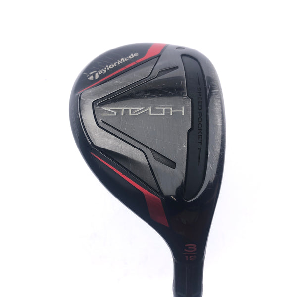 Used TaylorMade Stealth Rescue 3 Hybrid / 19 Degrees / Regular Flex