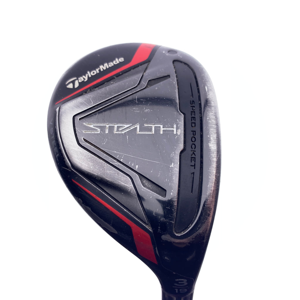 Used TaylorMade Stealth Rescue 3 Hybrid / 19 Degrees / Regular Flex
