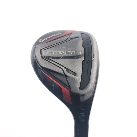 Used TaylorMade Stealth Rescue 3 Hybrid / 19 Degrees / Regular Flex