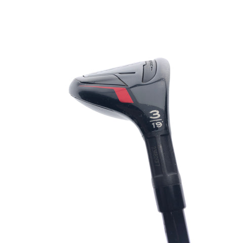 Used TaylorMade Stealth Rescue 3 Hybrid / 19 Degrees / Stiff Flex
