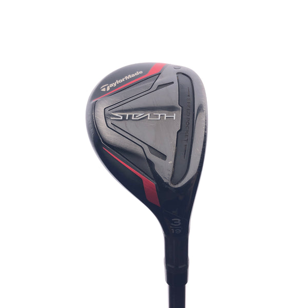 Used TaylorMade Stealth Rescue 3 Hybrid / 19 Degrees / Stiff Flex