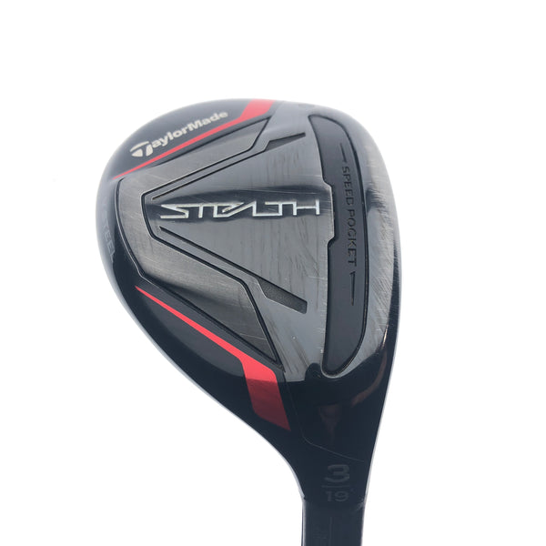Used TaylorMade Stealth Rescue 3 Hybrid / 19 Degrees / Stiff Flex