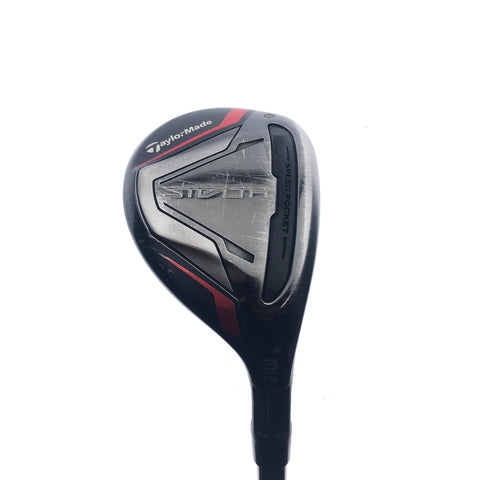 Used TaylorMade Stealth Rescue 3 Hybrid / 19 Degrees / Stiff Flex