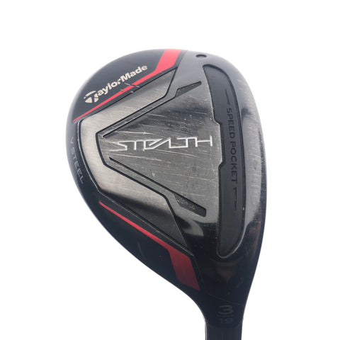 Used TaylorMade Stealth Rescue 3 Hybrid / 19 Degrees / Stiff Flex