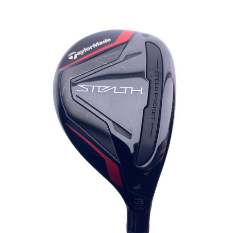 Used TaylorMade Stealth Rescue 3 Hybrid / 19 Degrees / Stiff Flex