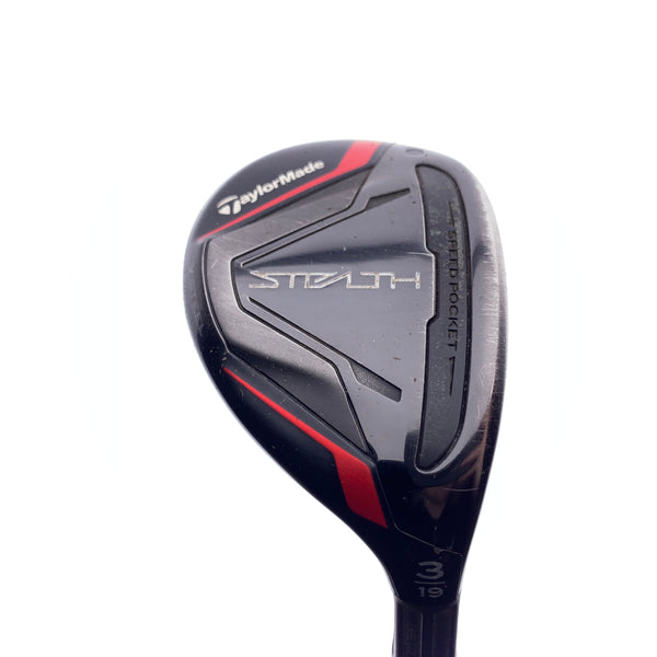 Used TaylorMade Stealth Rescue 3 Hybrid / 19 Degrees / Stiff Flex
