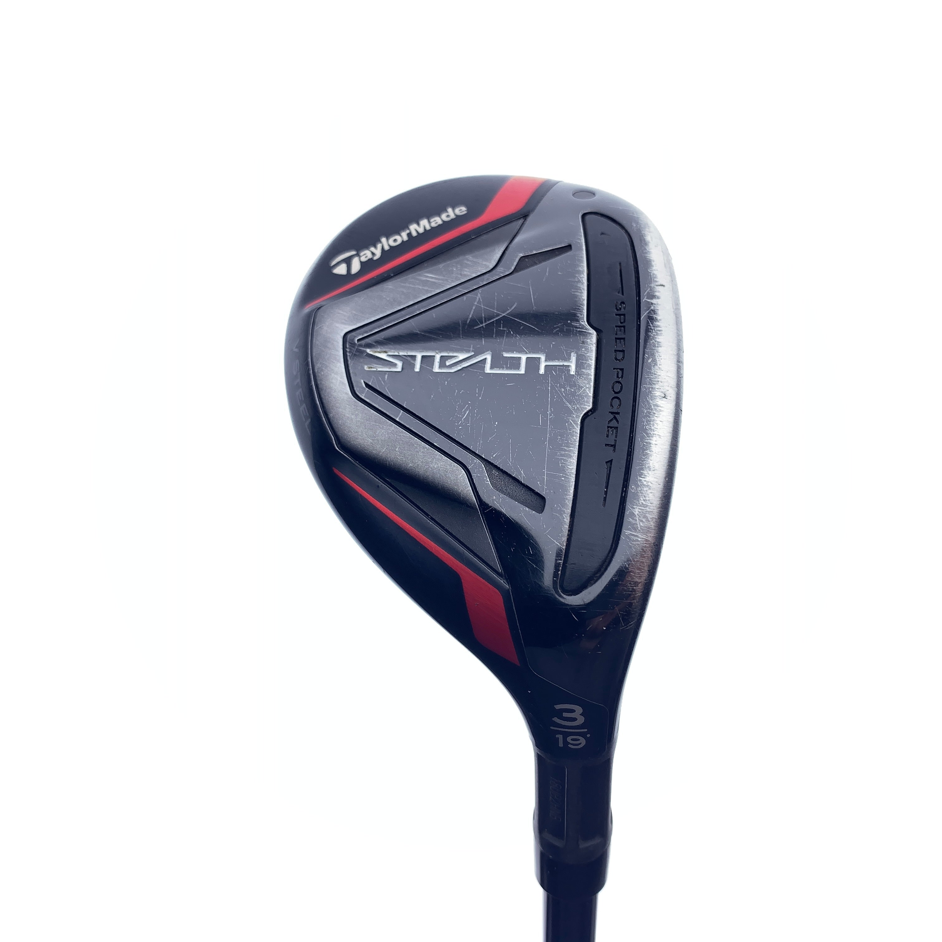 Used TaylorMade Stealth Rescue 3 Hybrid / 19.0 Degrees / Regular Flex