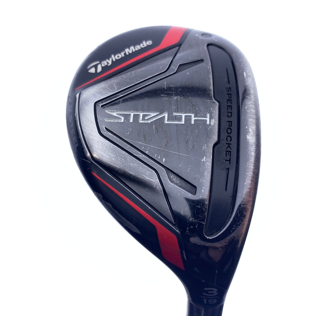 Used TaylorMade Stealth Rescue 3 Hybrid / 19.0 Degrees / Regular Flex