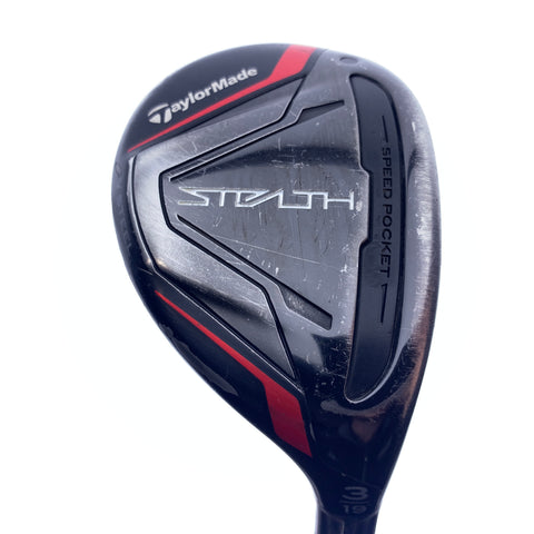 Used TaylorMade Stealth Rescue 3 Hybrid / 19.0 Degrees / Regular Flex