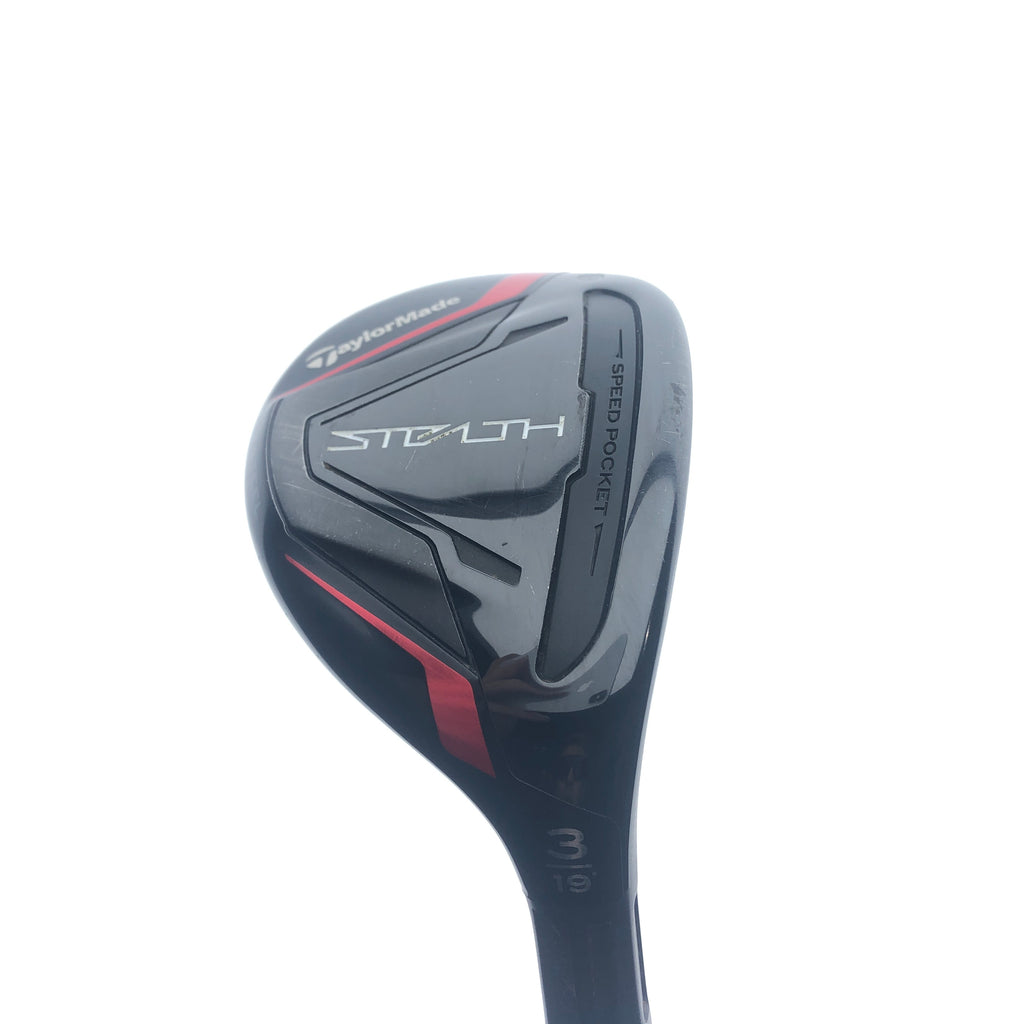 Used TaylorMade Stealth Rescue 3 Hybrid / 19.0 Degrees / Stiff Flex