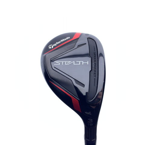 Used TaylorMade Stealth Rescue 3 Hybrid / 19.0 Degrees / Stiff flex