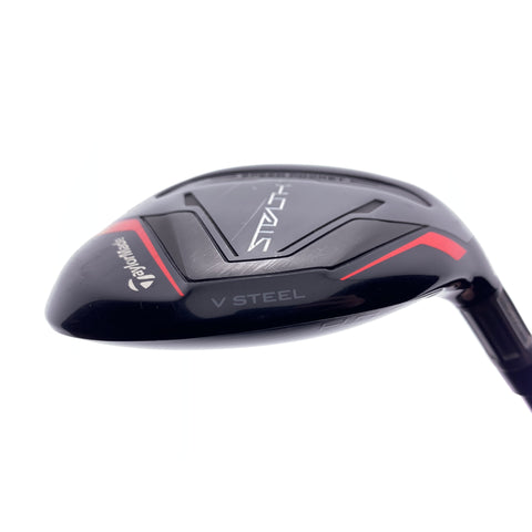 Used TaylorMade Stealth Rescue 4 Hybrid / 22 Degrees / Regular Flex