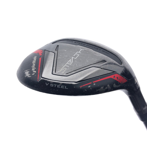 Used TaylorMade Stealth Rescue 4 Hybrid / 22 Degrees / Regular Flex