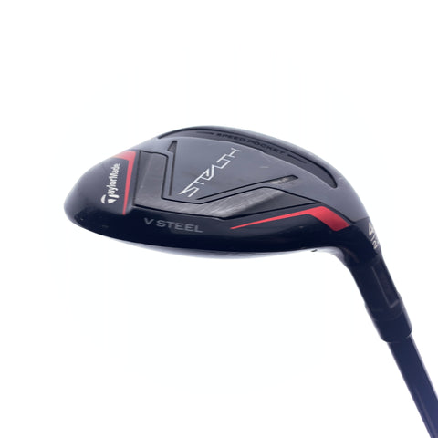 Used TaylorMade Stealth Rescue 4 Hybrid / 22 Degrees / Regular Flex