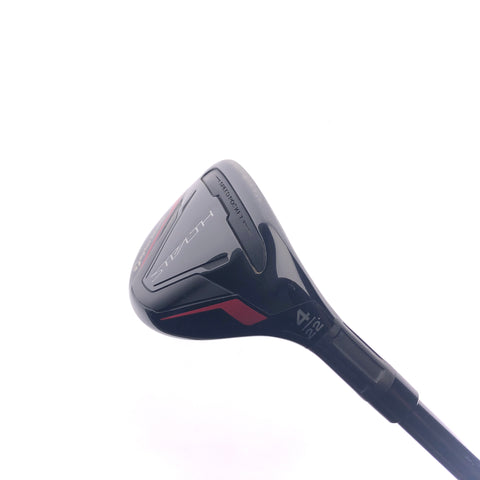 Used TaylorMade Stealth Rescue 4 Hybrid / 22 Degrees / Regular Flex