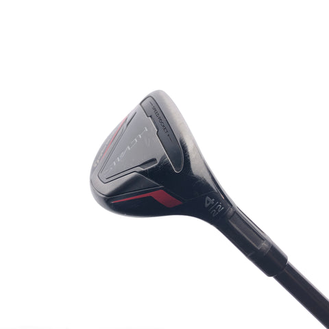 Used TaylorMade Stealth Rescue 4 Hybrid / 22 Degrees / Regular Flex