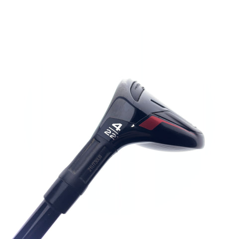 Used TaylorMade Stealth Rescue 4 Hybrid / 22 Degrees / Regular Flex / Left-Hand